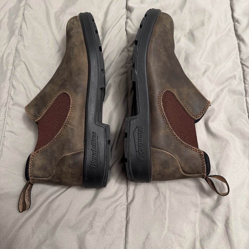 BLUNDSTONE #2036 RUSTIC BROWN - Short Blundstones - Picture 6 of 8